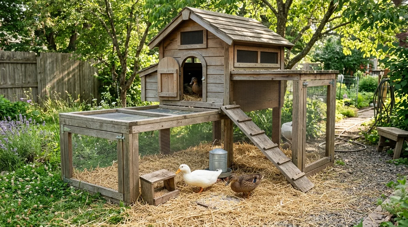 Tiered Duck Coop Design